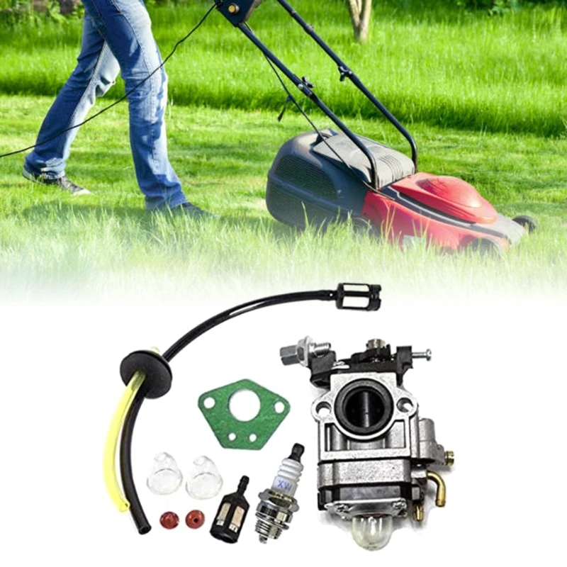 Комплект для карбюратора 52cc 49cc 43cc кусторез с печатью шланг Свеча зажигания