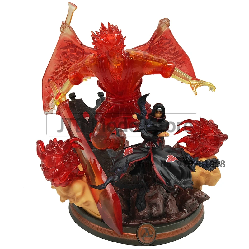 

Naruto Shippuden GK Uchiha Itachi Anime Figure Model 40cm PVC Statue Collectible Toy Luminous Seven Colors Oversize Gift Figma