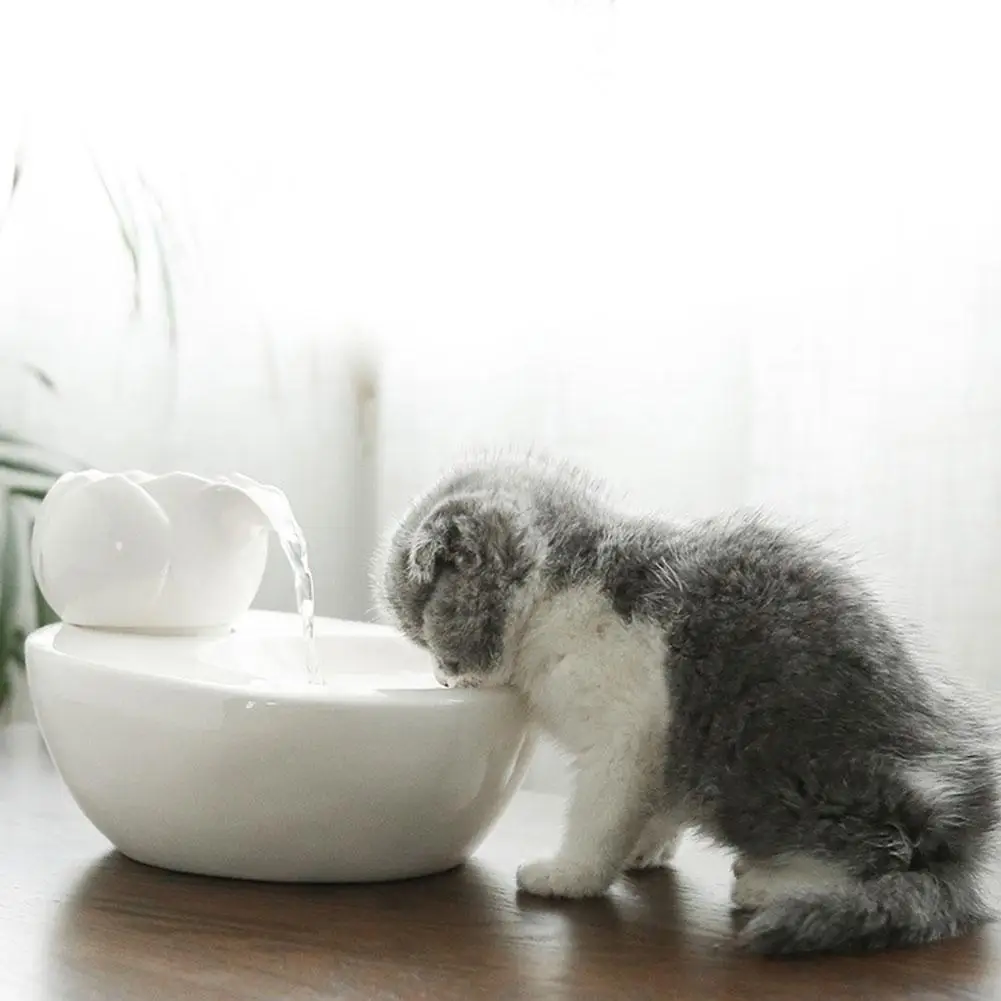 Pet Drinking Fountain Cat Super Mute Automatic Quiet Electric Water Dispenser Circulating Waterway Drinker | Дом и сад