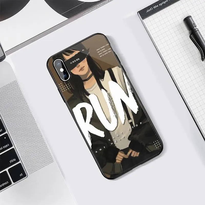 

B-BTS fashion Phone Case Tempered glass For iphone 7 8 plus X XS XR 11 12 PRO MAX Samsung S7 edge s 8 9 10 e plus note8 9 10 pro