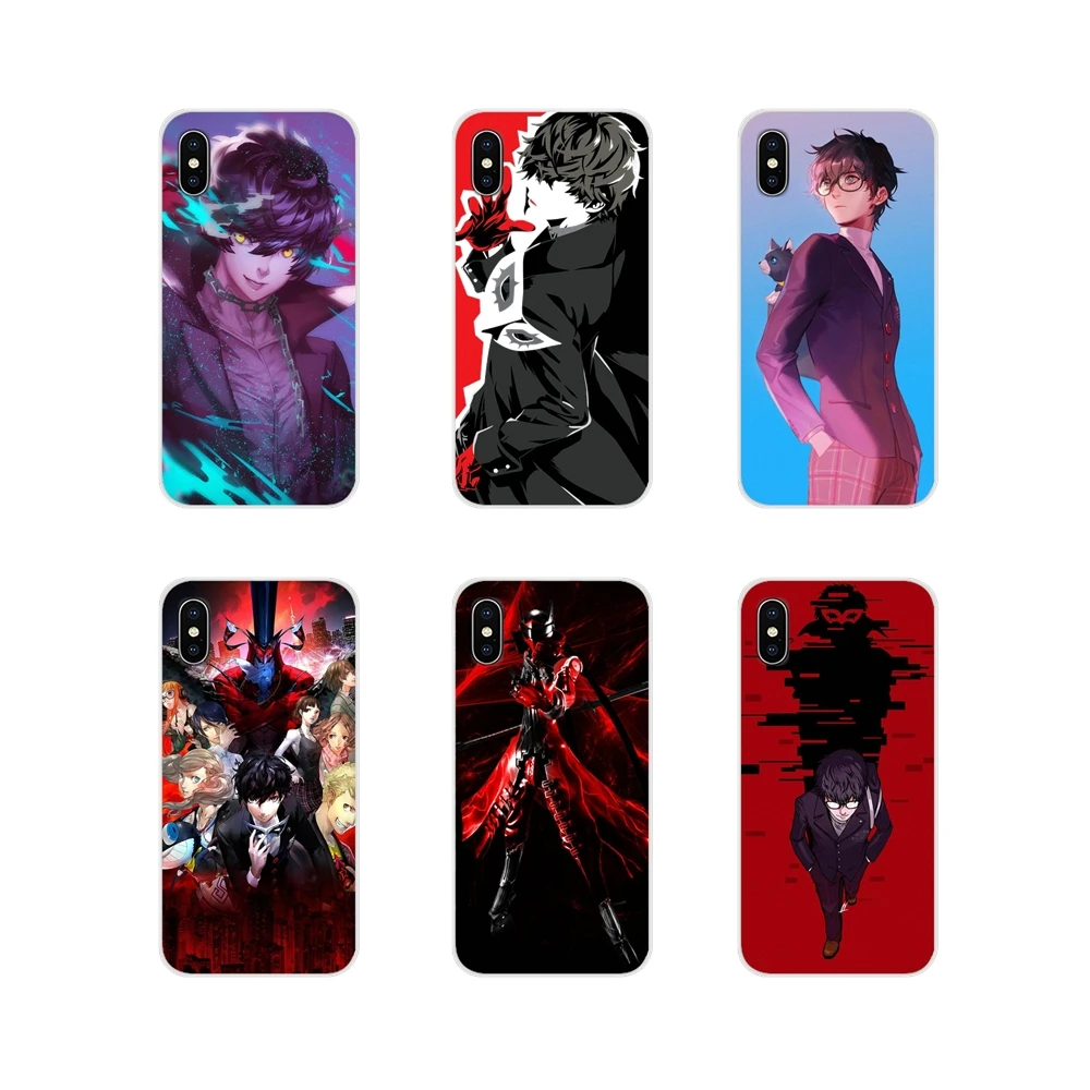 Аксессуары чехлы для телефонов P5 Persona 5 Samsung A10 A30 A40 A50 A60 A70 Galaxy S2 Note 2 3 Grand Core Prime |