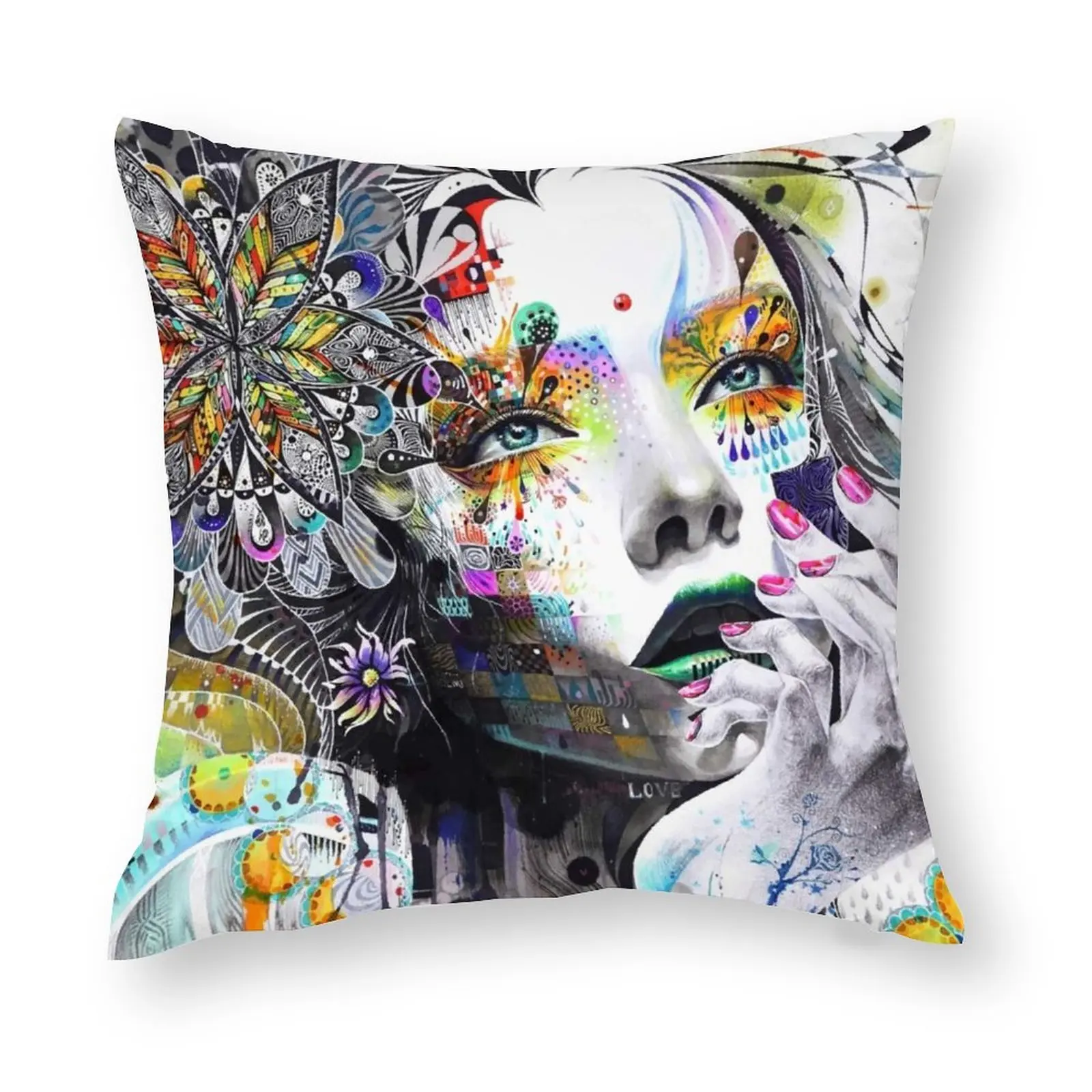 

Бэнкси городская Принцесса Граффити картина наволочка украшение улица поп-арт наволочка автомобиль полиэстер двусторонний подарок