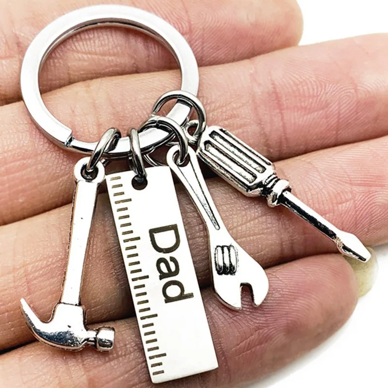 

Engraving Hand Tool Keychain Hammer Wrench Screwdriver Keychains Dad Keyring Gift Dad Fathers Day Father Jewelry suncatcher