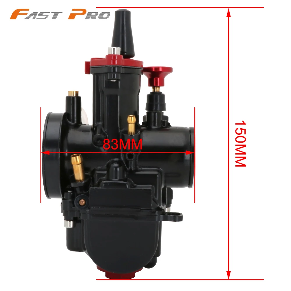 Motorcycle Engine Part Carburetor Carburador Carb PWK 21 24 26 28 30 32 34 MM With Power Jet For Racing Moto Dirt Bike Motocross