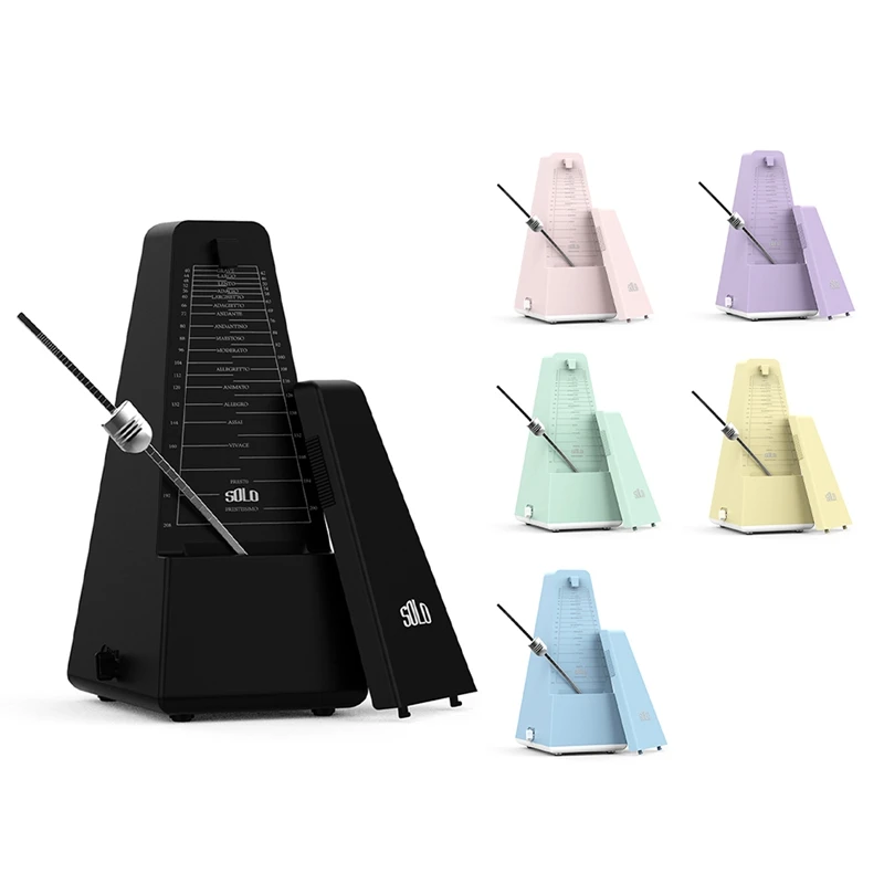 

SOLO S-320 Mechanical Metronome Universal for Guitar Violin Piano Musical Instrument Practice Tool for Beginner