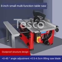 desktop multifunctional small 8 inch woodworking table saw household woodworking saw tool cutting machine