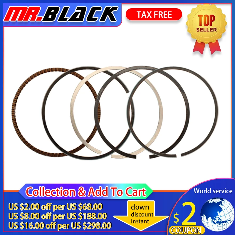 Запчасти для двигателя мотоцикла STD размер отверстия 55 мм поршневое кольцо Yamaha