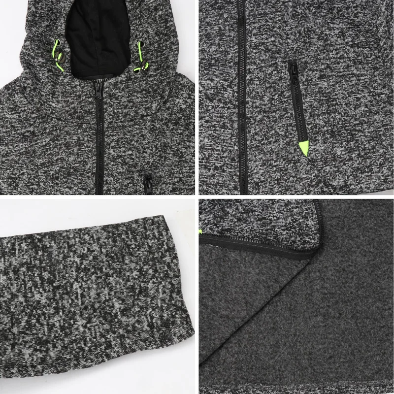 

NEW Thermal Zipper Running Jacket Spring Autumn Mens Hoodies Sweatershirt Sports Clothes Male Workout Streetwear 4XL