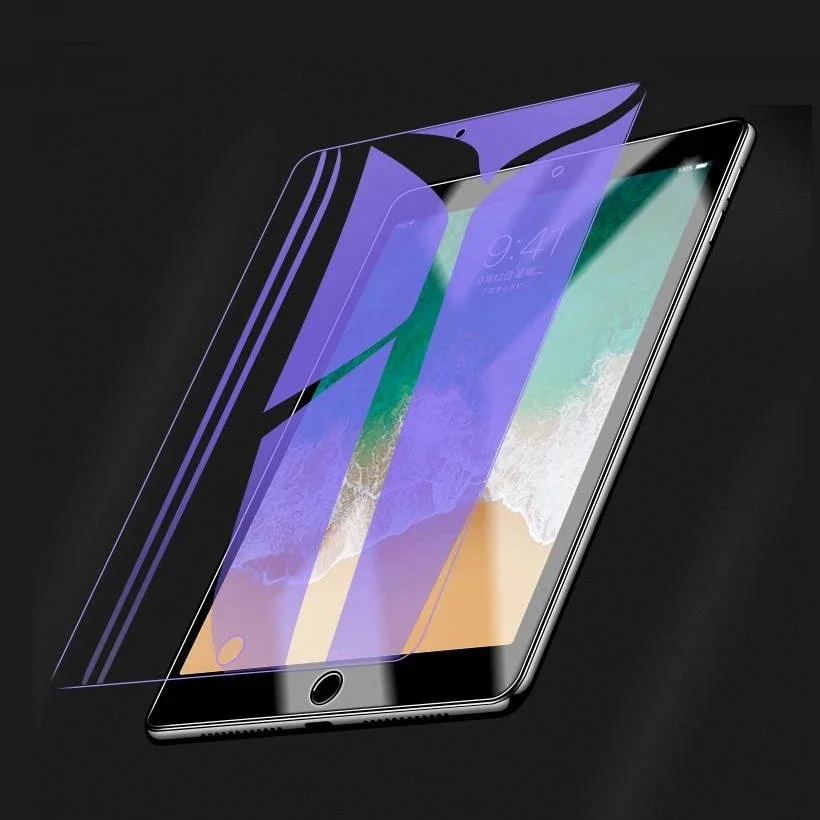 2 шт. прозрачное стекло для iPad 10 2020 2019 Защита экрана Apple 8 поколения 7 противосиняя