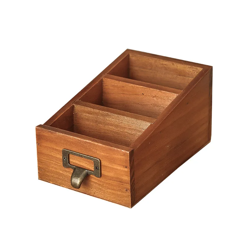 

Деревянный органайзер для макияжа WF