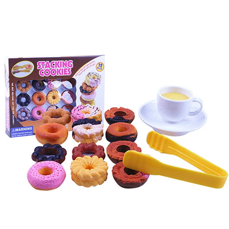 

Children's Colored Cookies Jenga Cookies Building Block Educational Toy Creative Stacking Game Toy Gifts