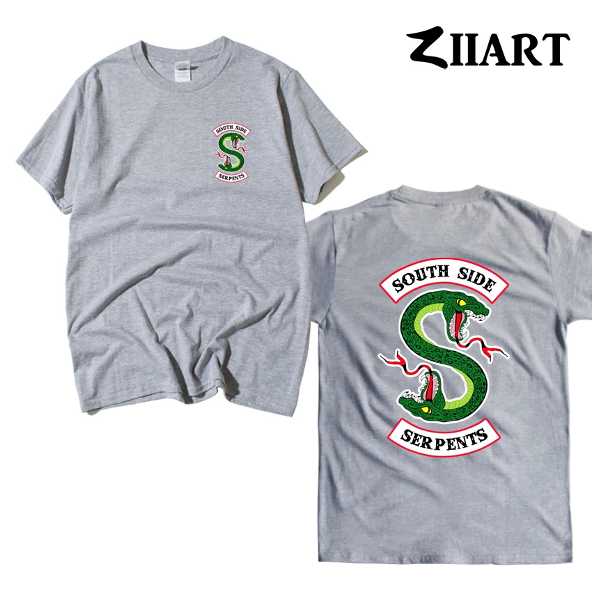 Футболка ZIIART мужская с коротким рукавом хлопок для пар саутсайд ривердейл South Side
