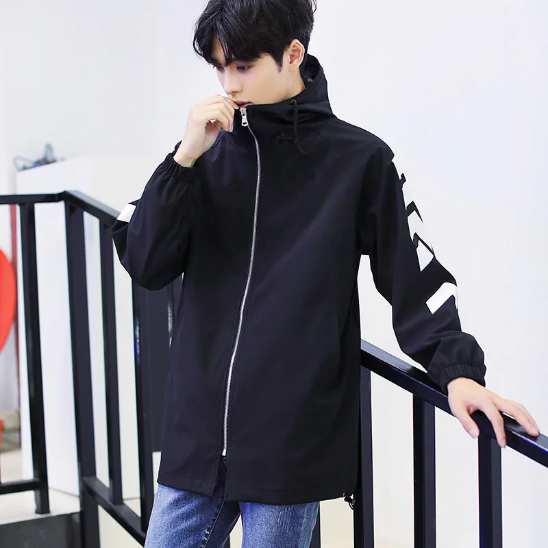 

Autumn men's coat, spring and autumn jacket, young men's self cultivation leisure coat, men's fashion coat