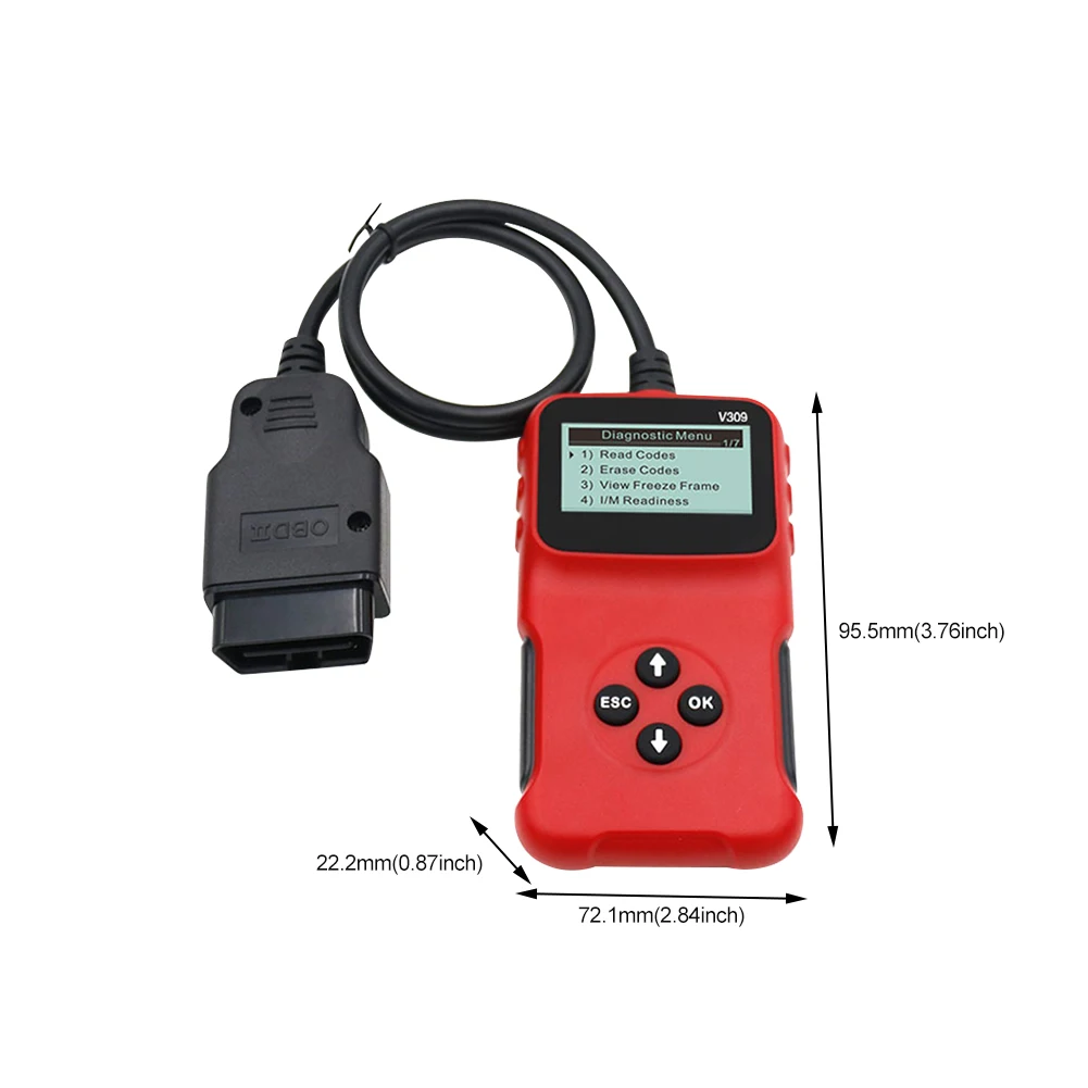 

Auto Diagnostic Scanner For OBD2 With 5 Language Vehicle Scanner Car Repair Accessories