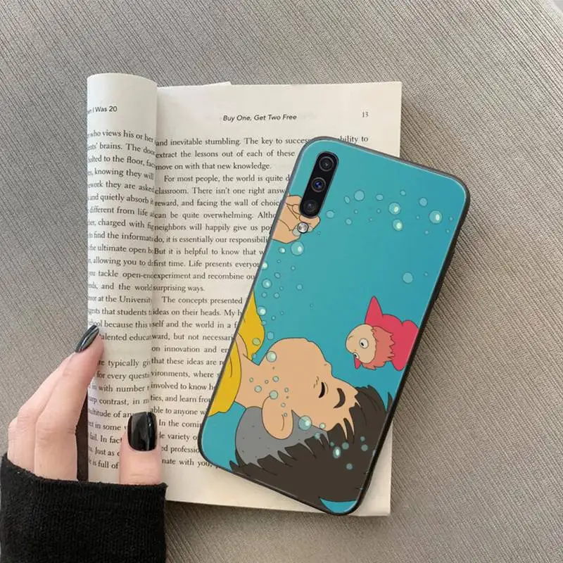 

Cliff Krajews Ponyo Studio Ghibli Phone Case For Samsung galaxy S 7 8 9 10 20 edge A 6 10 20 30 50 51 70 note 10 plus