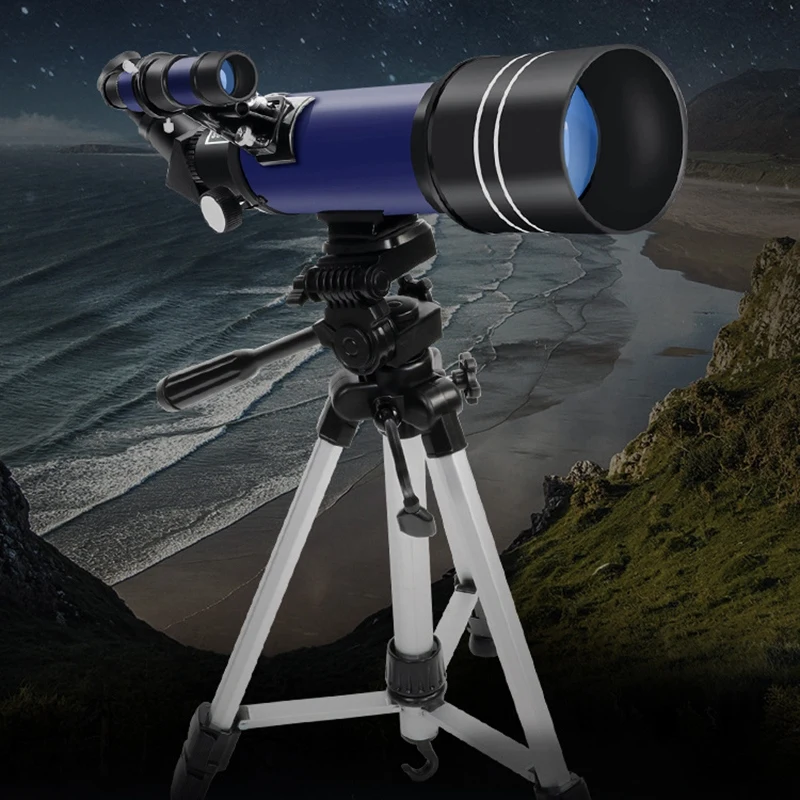 Астрономический телескоп 70 мм рефракторный для наблюдения за луной детей и