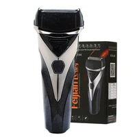 men electric razor shaver 2 blades cordless dual foil shaver rechargeable beard razor trimmer portable cutter shaving machine