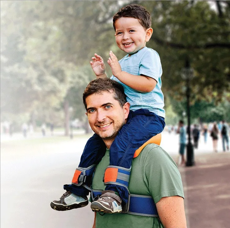 Kids Shoulder Carrier For Daddy Saddle Baby For Kids Outdoor Travel Hands Free Hip Seat Children Strap Rider Brand Baby Carrier