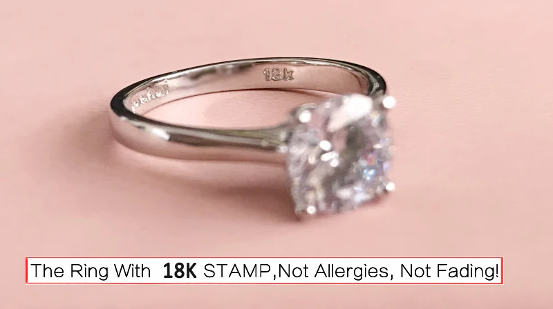 Женское серебряное кольцо YINHED обручальное из стерлингового серебра 925 пробы