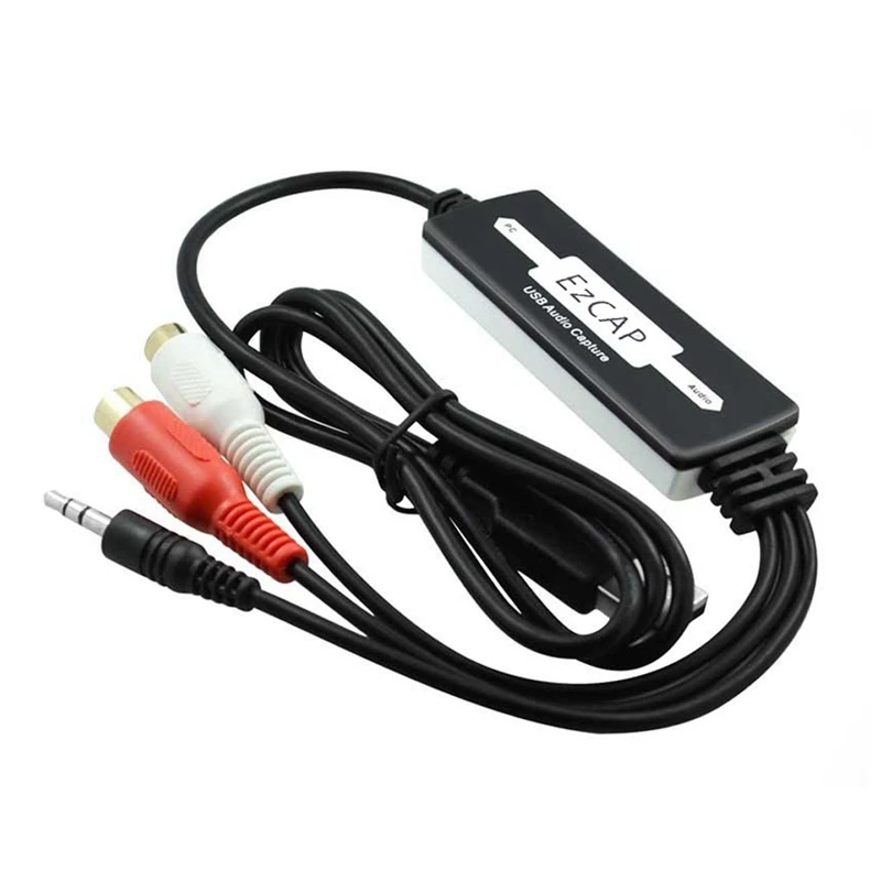 USB аудио захват Захват редактирование кабель в цифровой для записи аналогового