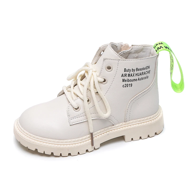 2019 детская обувь сезон осень зима новые ботинки средней высоты для девочек и