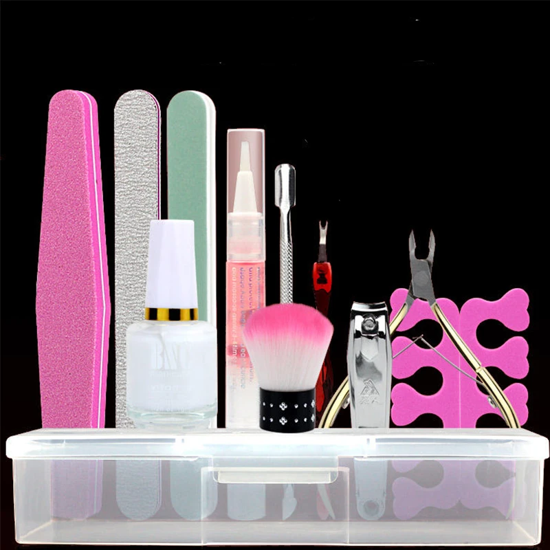 12 шт./компл. набор триммеров для маникюра и педикюра на пальцах ног новый модный