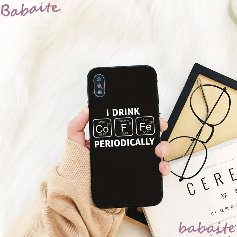

Babaite Hot Latte coffee Shell Phone Case For iPhone 8 7 6 6S Plus X XS MAX 5 5S SE XR 11 11pro promax 12 12Pro Promax