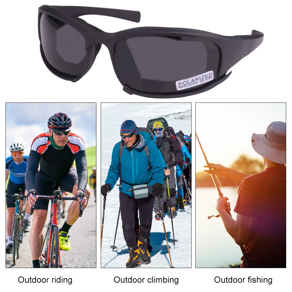 

X7 Polarized UV Eye Protection Glasses Outdoor Anti-Shock UV Blocking Sunglasses Windproof Protective Goggles