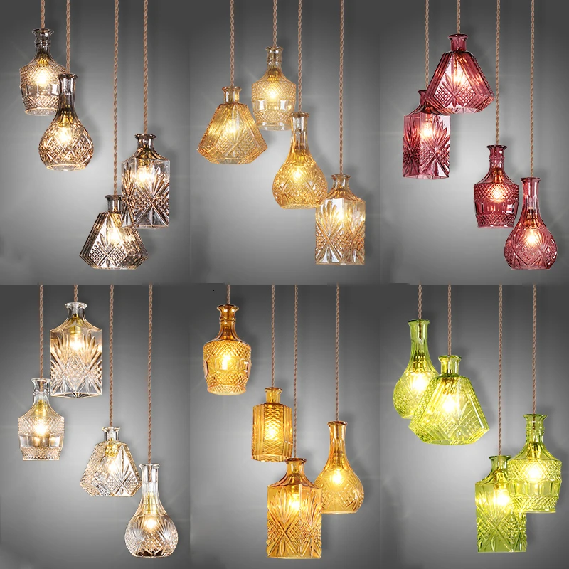 Стеклянный шар 3 220 D подвесной светильник для светодиодных ламп V люстры и