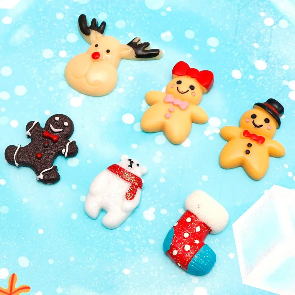 20 шт. рождественские пряничные человечки из смолы детские игрушки сказочные