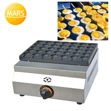 Сжиженный газ жареная птица яйцо гриль чайник 35 отверстий перепелиные яйца жарить машина печь Железный Осьминог шары плита Chibi Maruko сковорода
