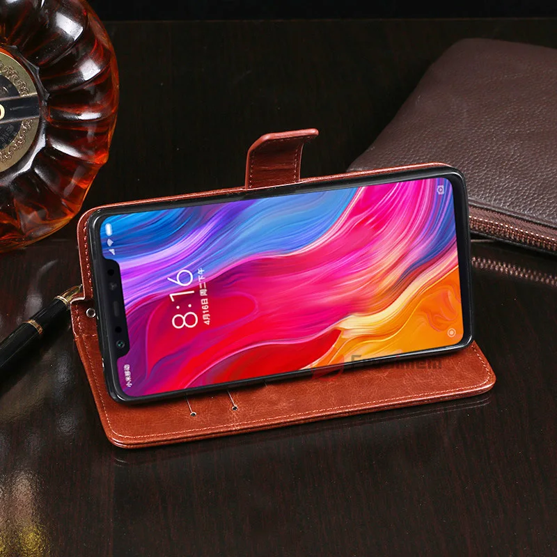 Чехол-книжка для REDMI GO 6A 7A 7 Note 8 6 Pro Кожаный | Мобильные телефоны и аксессуары