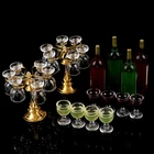 13 шт.компл. вина бутылки для напитков, бокалы, пивные кружки, бутылки вина подстаканник для кукол в миниатюре Паб Магазин