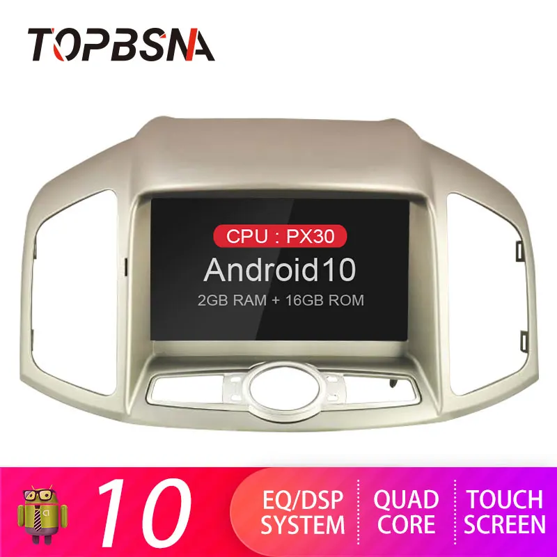 

Автомобильный DVD-плеер TOPBSNA Android 10 для Chevrolet Captiva Epica 2012-2015 GPS Navi 2 Din автомобильное радио Мультимедиа Стерео головное устройство авто