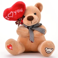 hot high quality cute teddy bear plush doll stuffed animals kids toys kawaii room decor christmas valentine gifts