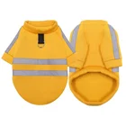 Собака кошка балахон шляпа-бесплатная ночь светоотражающий Дизайн Одежда для собак мягкая одежда для домашних животных Удобная дышащая