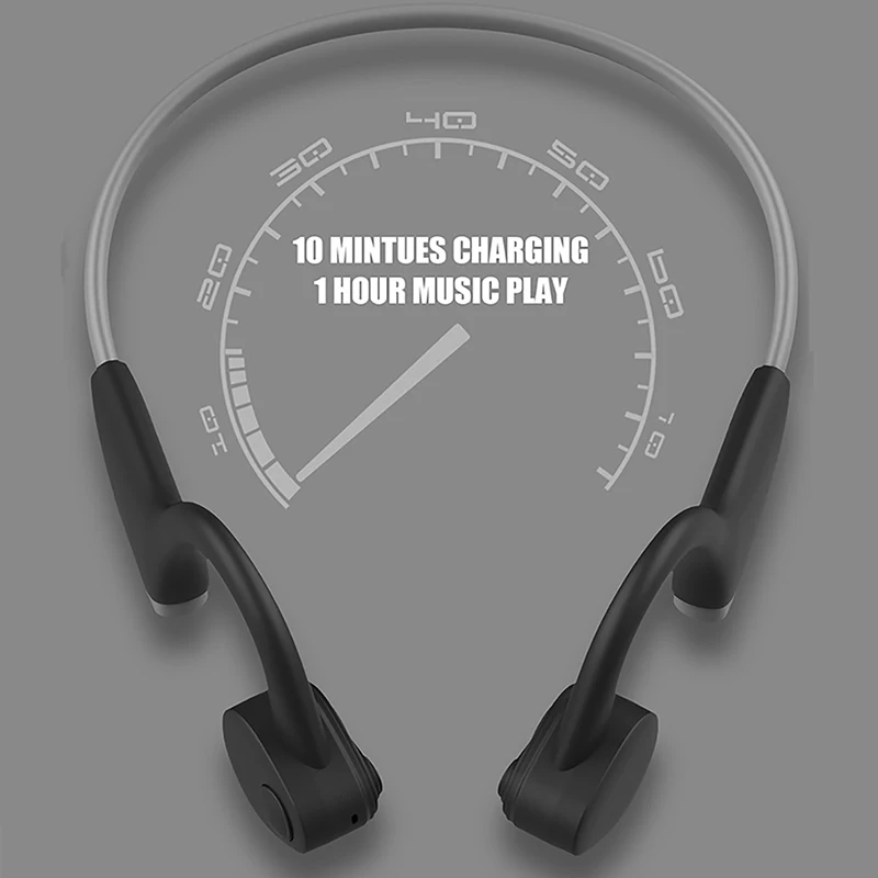 Костная проводимость bluetooth-гарнитура Беспроводная двойная Ушная спортивная