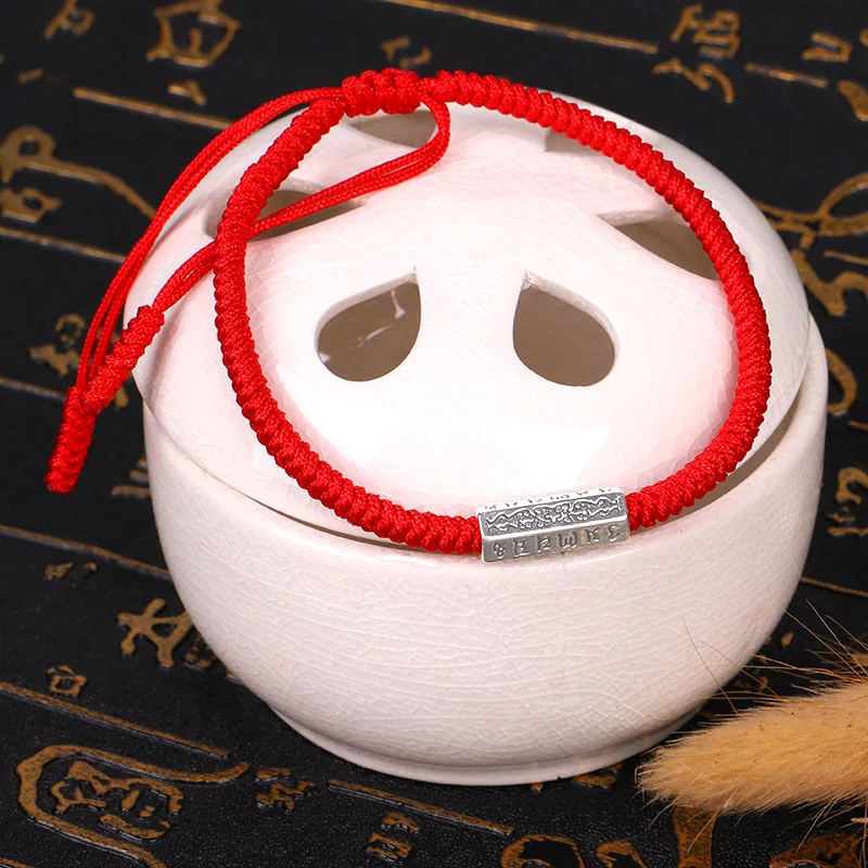 Meetvii тибетский буддийский ручной Плетеный узелки Будда нить браслет для женщин