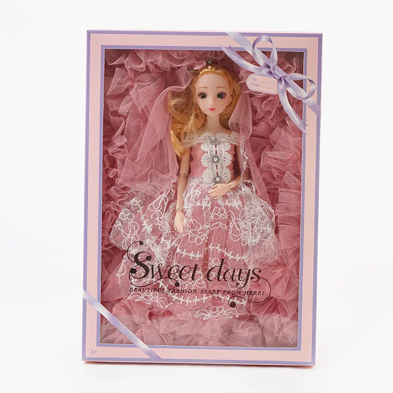 Кукла 40 см креативная Свадебная подарочная коробка принцессы набор игрушек для