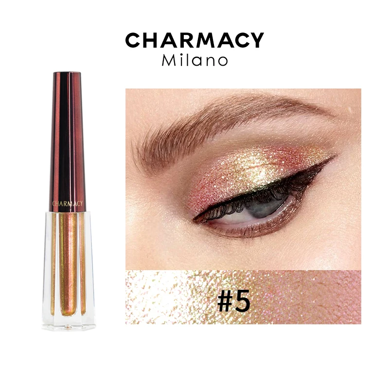 

Хамелеоновые жидкие тени для век CHARMACY, Duochrome, долговечные тени для век, меняющие цвет, тени для век вечерние, нанесение косметики Coametic