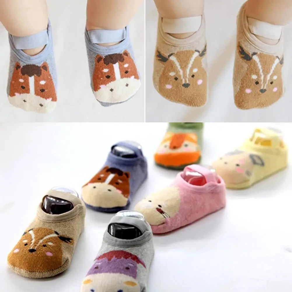 

1 Pair Baby Socks Cute Cartoon Dolls Baby Socks Boys Pure Non-slip Kids Mouth Dolls Loose Cute Socks Cartoon Cotton Socks G U9L2