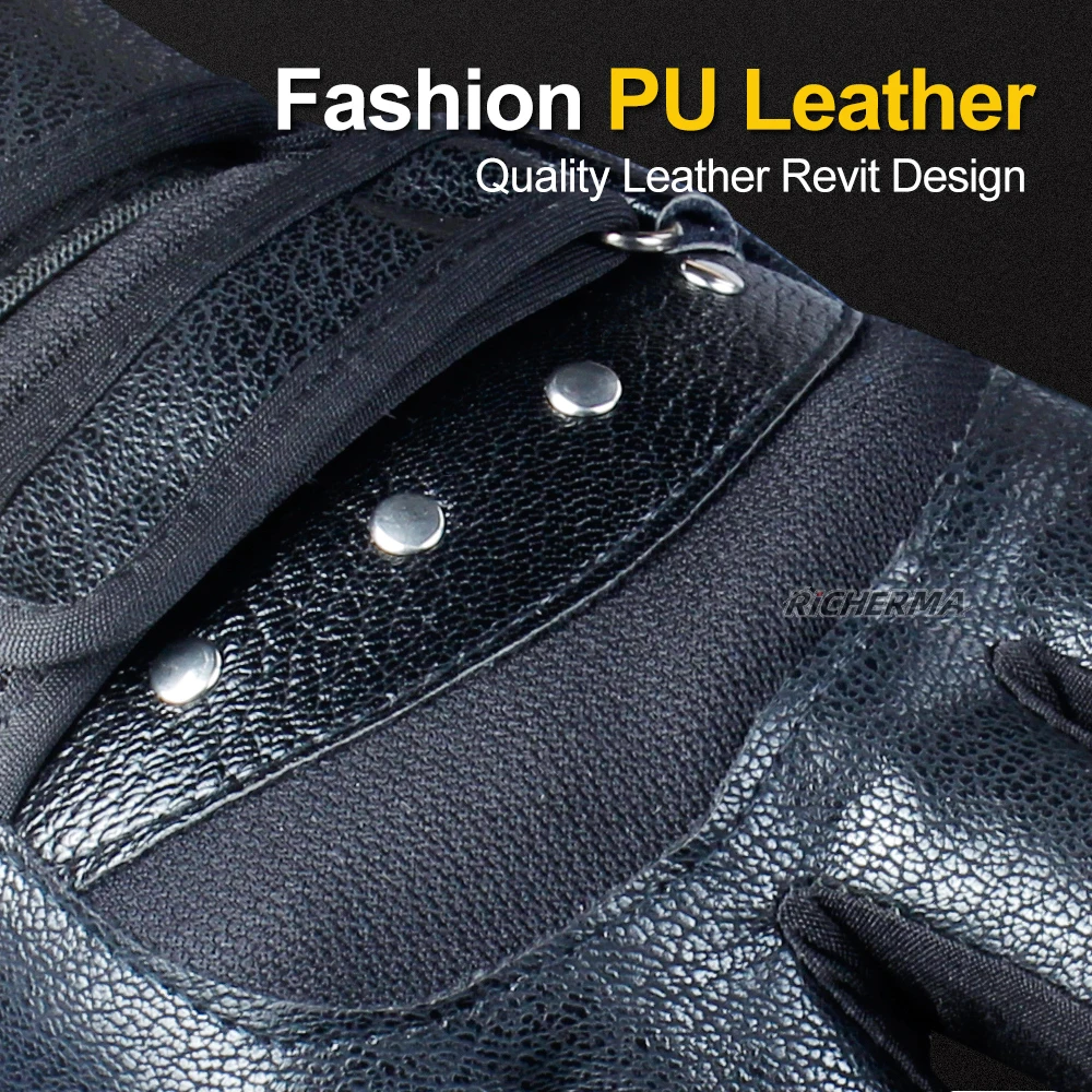 Женские Мотоциклетные Перчатки Goth кожаные перчатки без пальцев Нескользящие