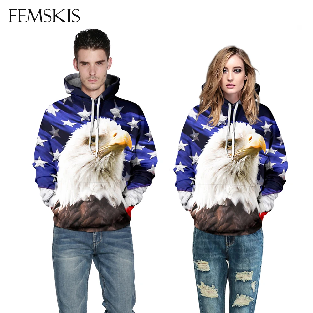 FEMSKIS мужские модные свитера пуловер женские толстовки крутые Креативные 3D принты