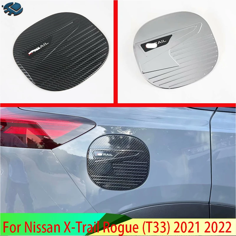 

Автомобильные аксессуары для Nissan X-Trail Rogue (T33) 2021 2022 хромированная крышка топливного бака из АБС-пластика автомобильный Стайлинг Защитная крышка для топливного бака