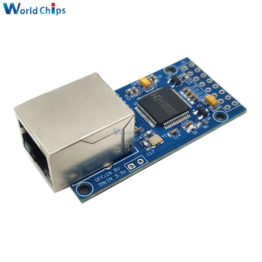 CH9121 UART серийный порт к сетевому модулю Ethernet TCP/IP 51/STM32 3 V 5V TTL Трансмиссия