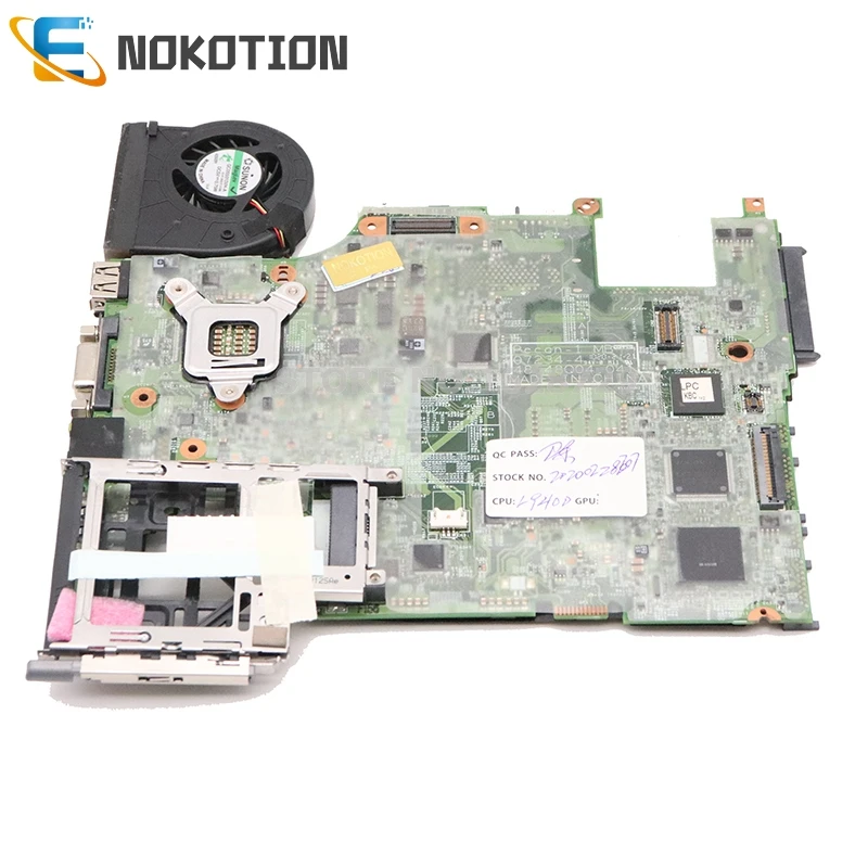 nokotion new 60y3852 63y1076 44c5341 for lenovo thinkpad x200s laptop motherboard sl9400 1 86ghz 48 48q04 041 with heatsink free global shipping