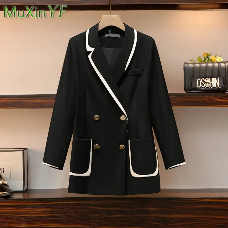 Women's Suit Jacket Autumn 2021 New Casual Loose All-match Coat Korean Fashion Elegant Professional Blazers Top Female Clothes