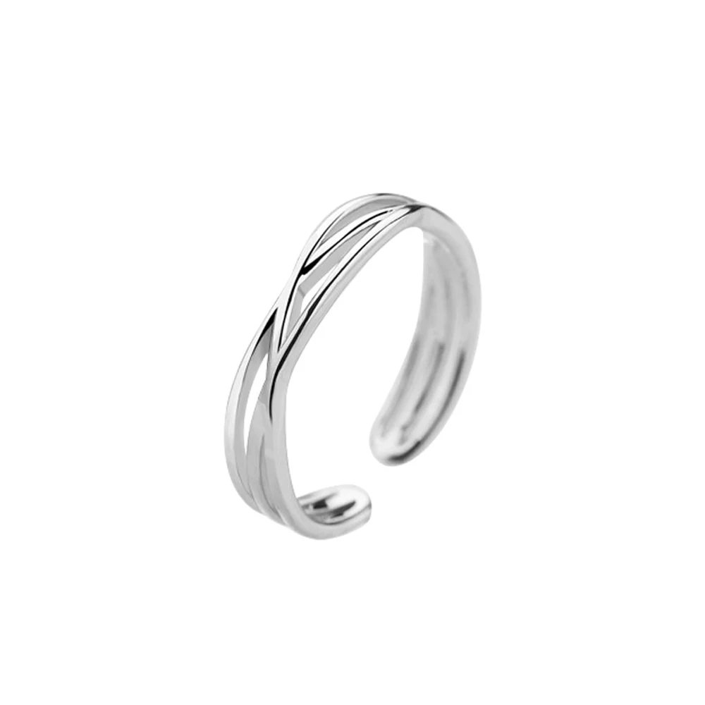 

Simple Fashion Personality Creative Design Geometry Ring Women Fine Jewelry Ring