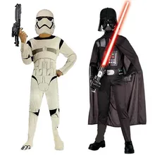 kids Carnival Clothing Star War Storm Trooper Darth Vader Anakin Skywalker children Cosplay party costume clothing cape mask