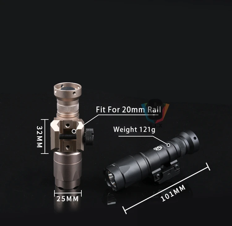Тактическая вспышка для страйкбола тактическая мини Surefir M300 разведывательной